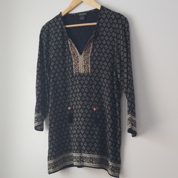 Lucky Brand Tops - Lucky Brand lightweight boho beaded tunic XS